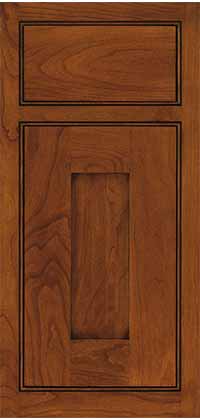 Monterey Door Cherry Species with Desert Stain